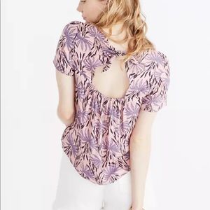 Madewell open back top